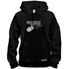 Толстовка Who Needs Right Click