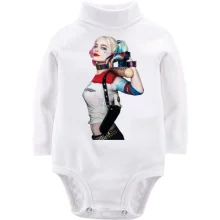 Детское боди с длинным рукавом Харли Квинн (Harley Quinn)