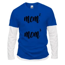 Комбинированный лонгслив mom2 mom3