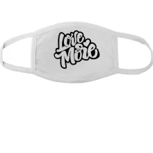 Тканинна маска для обличчя Love More