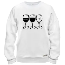 Свитшот Optimist Pessimist Me