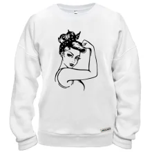 Свитшот Pop art Power girl
