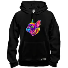 Толстовка Dog multicolor art