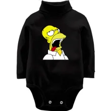 Детское боди с длинным рукавом Gomer Simpson (2)