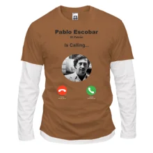 Чоловічий лонгслів Комбі Pablo Escobar is calling