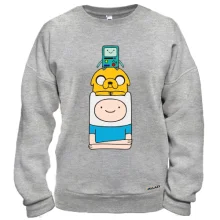 Свитшот Adventure time pyramid