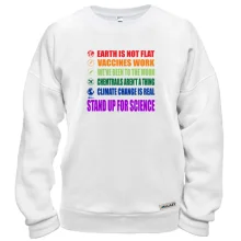 Свитшот Stand up for science