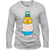 Лонгслив Adventure time pyramid