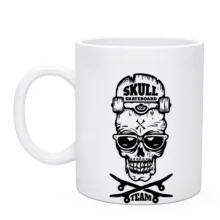 Чашка Skull skateboard team