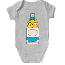 Детское боди Adventure time pyramid
