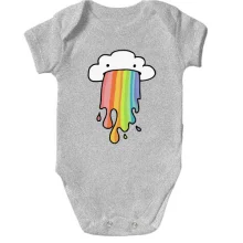 Детское боди Rainbow cloud