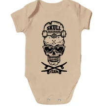 Детское боди Skull skateboard team
