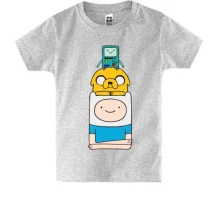 Детская футболка Adventure time pyramid