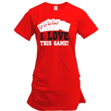 Туника I love tnis game