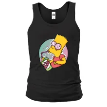 Мужская майка Bart Drinks Soda Art