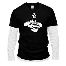 Комбінований лонгслів Super Man art
