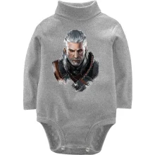 Детское боди с длинным рукавом The Witcher 3 - Геральт (2)