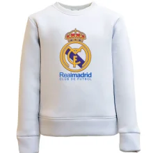 Дитячий світшот з кольоровою емблемою Real Madrid