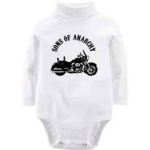 Дитяче боді з довгим рукавом Sons of Anarchy з мотоциклом