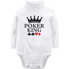 Детское боди с длинным рукавом Poker King