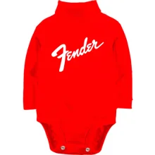 Детское боди с длинным рукавом Fender