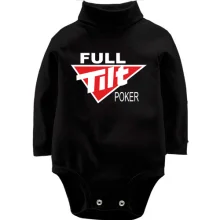 Детское боди с длинным рукавом Full Tilt Poker