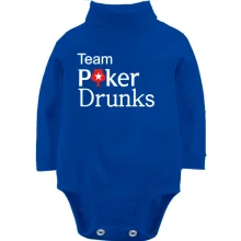 Детское боди с длинным рукавом Team Poker Drunks