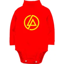 Детское боди с длинным рукавом Linkin Park (круглый логотип)
