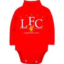 Детское боди с длинным рукавом LFC 5 звезд