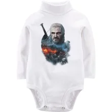 Детское боди с длинным рукавом The Witcher 3 - Geralt