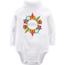 Детское боди с длинным рукавом Kyiv Color Art