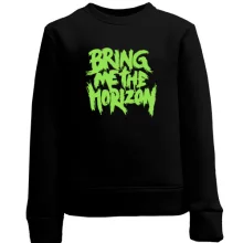 Дитячий світшот Bring me the horizon green