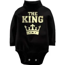Детское боди с длинным рукавом The King