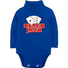 Детское боди с длинным рукавом Black Jack