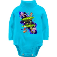 Детское боди с длинным рукавом Rick and Morty Арт (2)