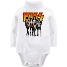 Детское боди с длинным рукавом с рок группой KISS