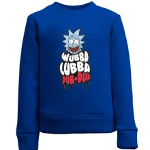 Детский свитшот Wubba Lubba Dub-Dub