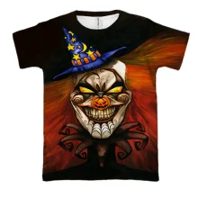 3D футболка Halloween clown art