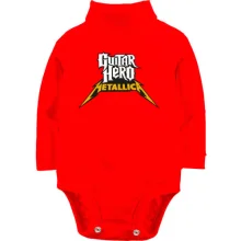 Детское боди с длинным рукавом Guitar Hero Metallica