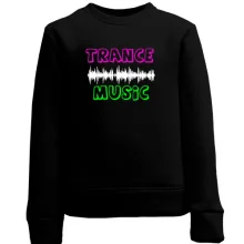 Детский свитшот Trance music