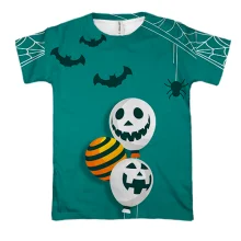 3D футболка Halloween balls