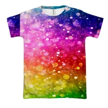 3D футболка Rainbow pattern.