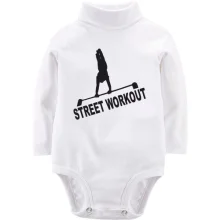 Детское боди с длинным рукавом Street Workout hide