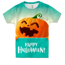 Детская 3D футболка Happy Halloween 5