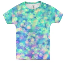 Дитяча 3D футболка Glitter pattern