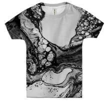 Дитяча 3D футболка Abstraction alcohol ink