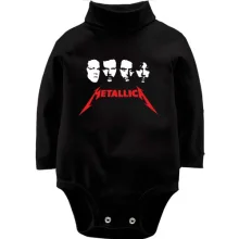 Детское боди с длинным рукавом Metallica (Лица)