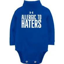 Детское боди с длинным рукавом Allergic to haters