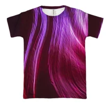 3D футболка Neon strands