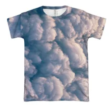 3D футболка Cloud pattern